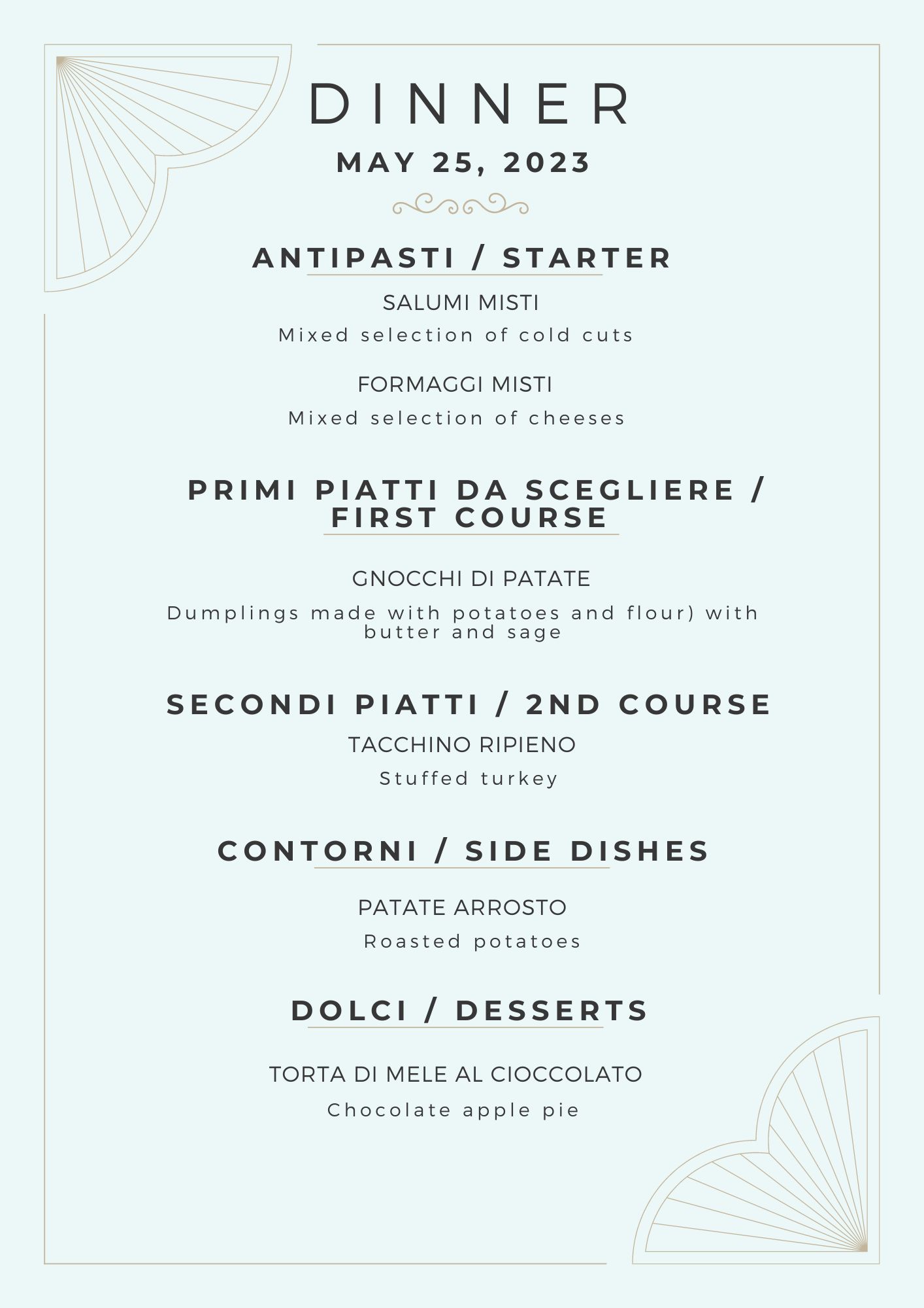 Dinner 5.25.23