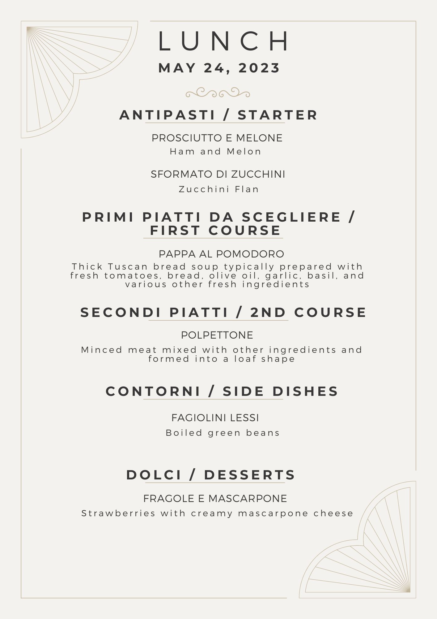 Lunch 5.24.23
